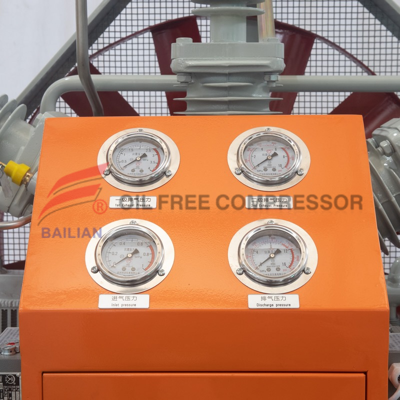12nm3 100bar yüksek basınçlı yağsız azot kompresörü